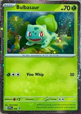 Bulbasaur Cosmos Holo Black Star Promo - SVP046 - Scarlet & Violet Pokemon 2023
