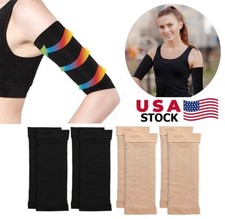 2  Slimming Arm Sleeves Arm Elastic Compression Arm Shapers Sport Fitnes Gift US