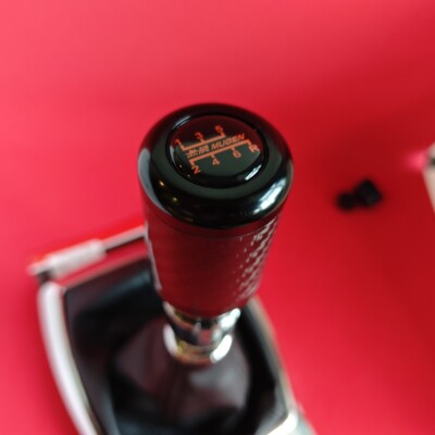 CARBON BLACK MUGEN 6SP WEIGHTED SHIFT GEAR KNOB for CIVIC ACCORD RSX CR-Z TYPE R