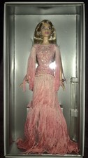 blush fringed gown barbie