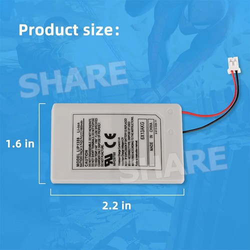 2x for PS3 Wireless Controller Battery Playstation 3 Li-ion Battery 4.2V 1800mAh - Picture 6 of 9