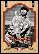 2012 Panini Cooperstown Burleigh Grimes #83 HOF Brooklyn Dodgers