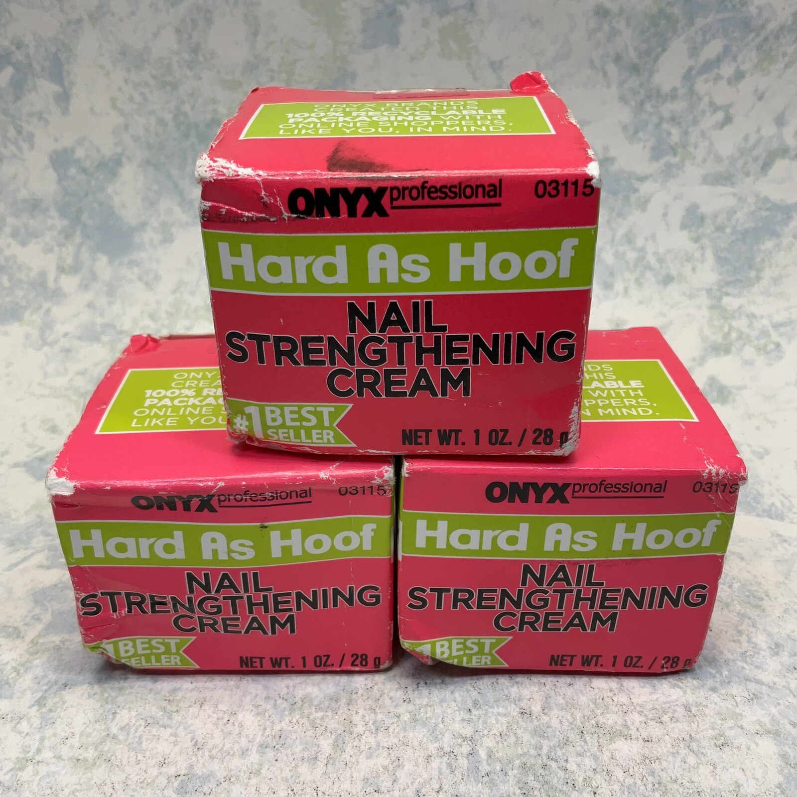 Onyx Hard As Hoof Nail Strengthening Cream 1oz Lot of 3 eBay