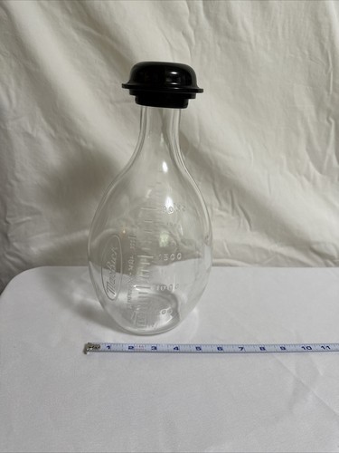 VTG MacBick 2000 ML Glass Saline Bottle Corning Borosilicate Wilmington, Mass - 第 3/22 張圖片