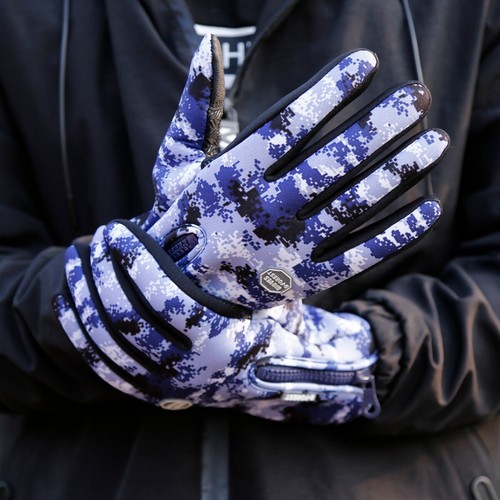 Guantes térmicos a prueba de viento invierno al aire libre ciclismo pantalla táctil guante para hombres mujeres - Imagen 37 de 48