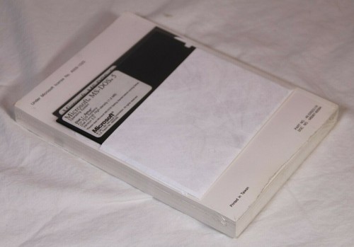 Microsoft MSDOS 5.0 Disk Operating System OEM 1.2mb 5.25" Sealed in Shrinkwrap - 第 5/9 張圖片