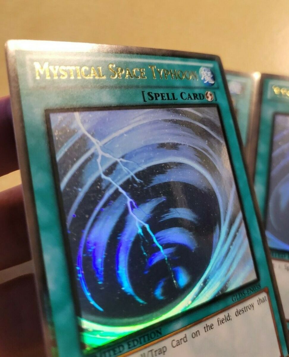 3x (M/NM) Mystical Space Typhoon - GHOST Rare - LIMITED 3x (M/NM) Mystical Space Typhoon - GHOST Rare - LIMITED