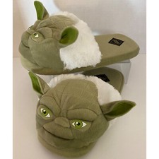 Star Wars 3D Yoda Plush Character Slippers Men 6/7 Offical Lucas Slip-Ons