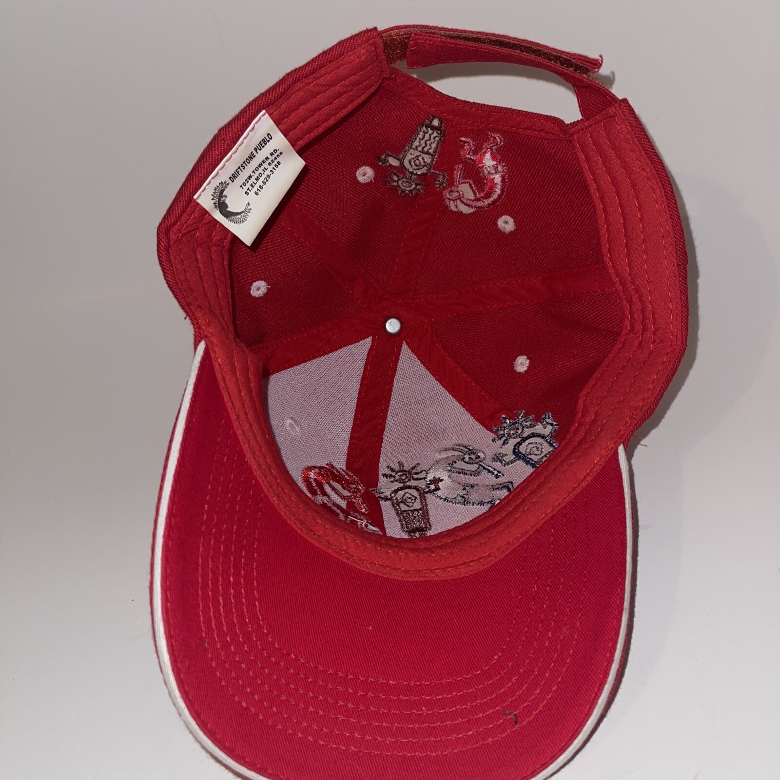 Driftstone Pueblo Red  Solid Native Strapback Bas… - image 3
