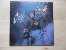 Nils Lofgren autograph signed LP cover "Cry Tough" vinyl