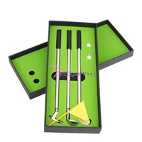 3pcs Mini Golf Club Ballpoint Pen + 2 Golf Balls Flag Putter Kit Set Gift on sale 3pcs Mini Golf Club Ballpoint Pen + 2 Golf Balls Flag Putter Kit Set Gift on sale