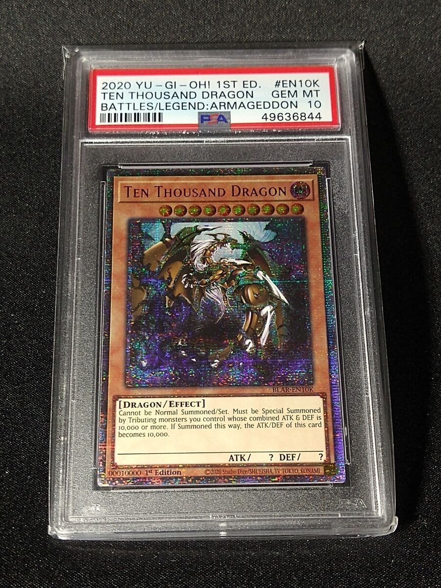 Yugioh Ten Thousand Dragon BLAR-EN10K 1st Starlight PSA10 Yugioh Ten Thousand Dragon BLAR-EN10K 1st Starlight PSA10
