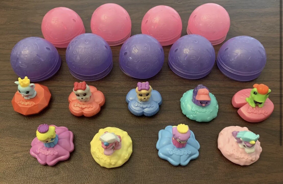 Squinkies McDonald's 2012 Happy Meal Toys and Bubbles Set of 9 | eBay