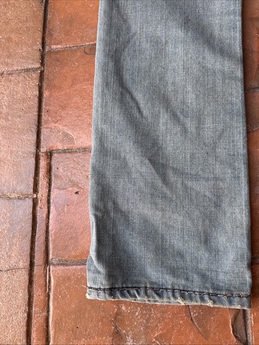 Y2K True Religion Ricky Super Distressed T Rope Jeans Men's 32 Made in USA - Picture 16 of 19