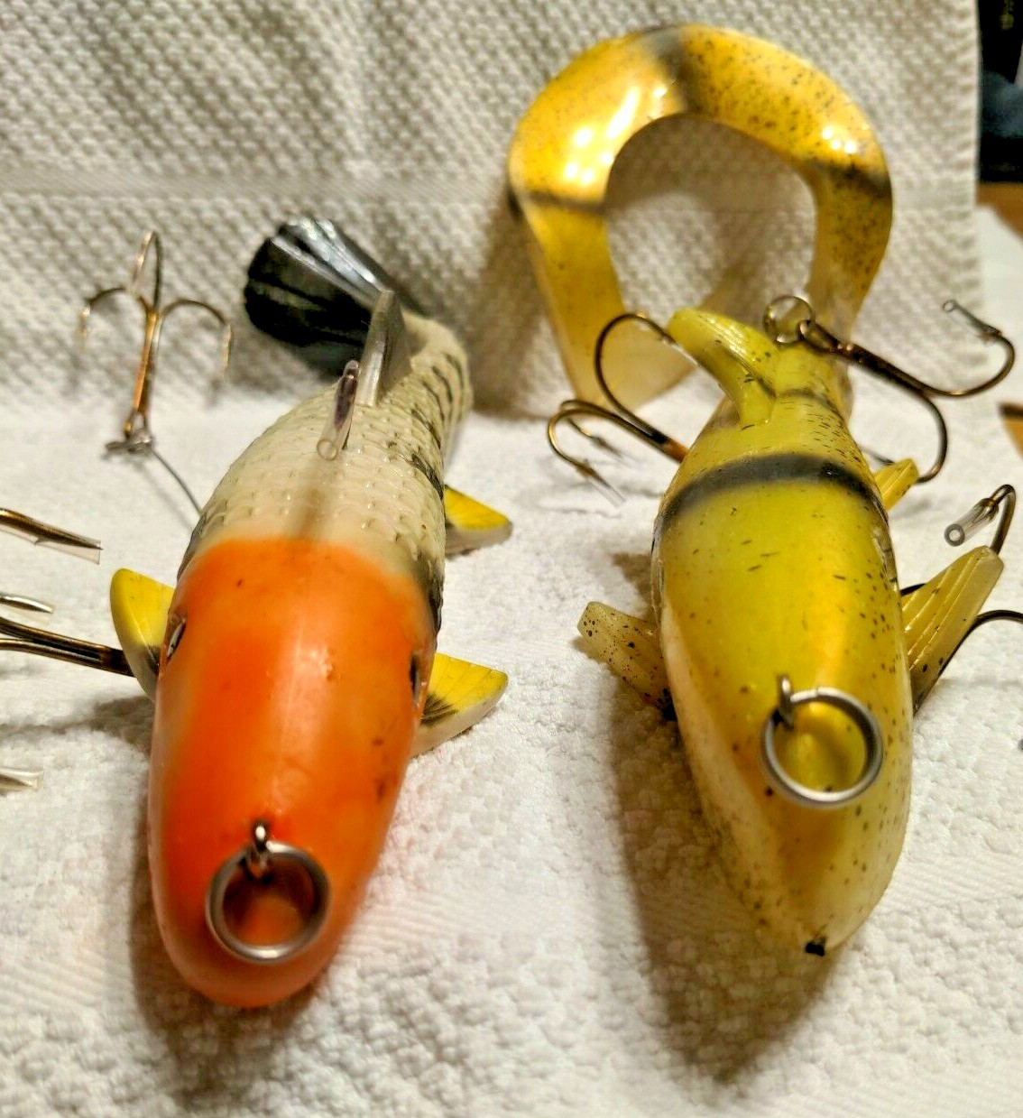 Curly Sue SUICK  Musky Lure 9" and Paddle tail "Other" Rubber Bait! - Image 5