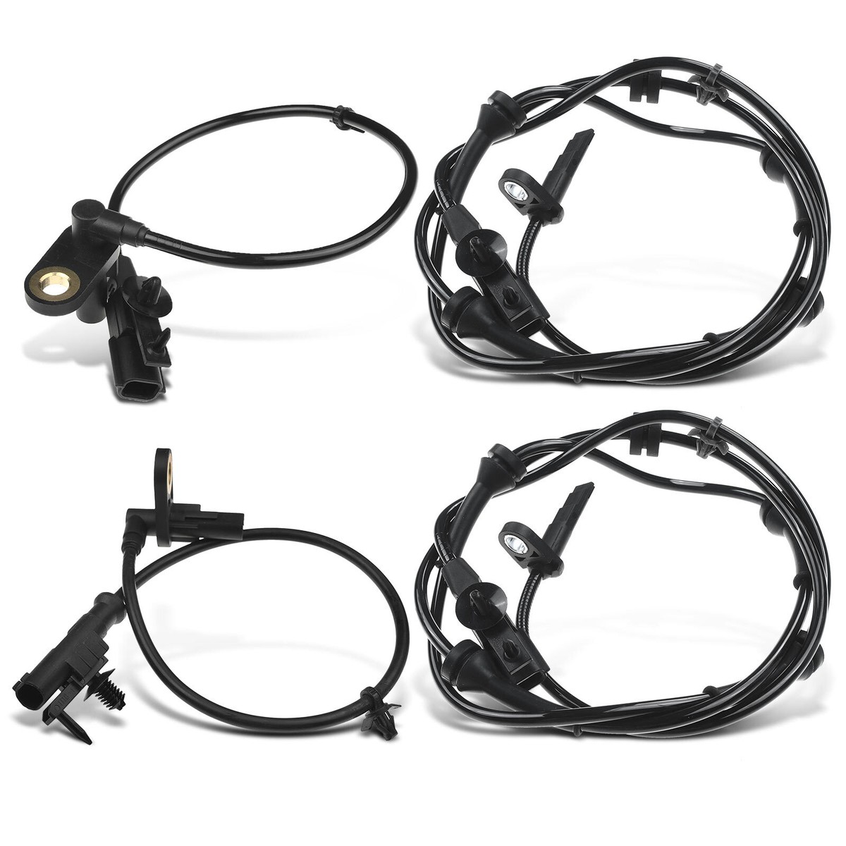 4Pcs Front & Rear Side ABS Wheel Speed Sensor for Infiniti EX35 11