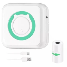 Mini Pocket Thermal Printer Wireless Bluetooth Inkless Photo Printing Machine