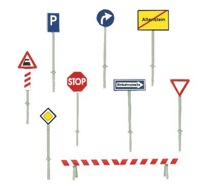 Faller 272450 - 1/160 / N Verkehrsschilder-Set - Neu
