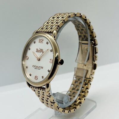 コーチ レディース 時計 DELANCEY ゴールド ステンレス 14502786 Coach Delancey Women's Rose Gold Stainless Steel 36mm Watch