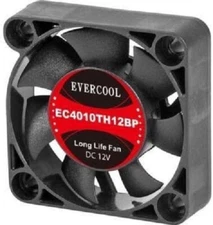 Evercool 40mm x 10mm 12V EC4010TH12B Computer Case Ball Bearing Fan 4-Pin PWM