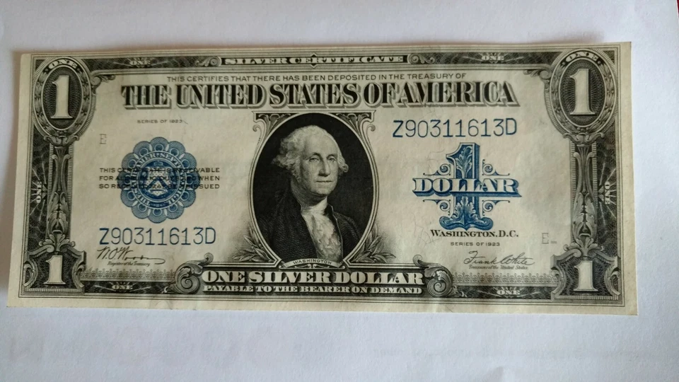 Fr.238 $1 1923 Silver Certificate Uncirculated Crisp - Image 3 of 4