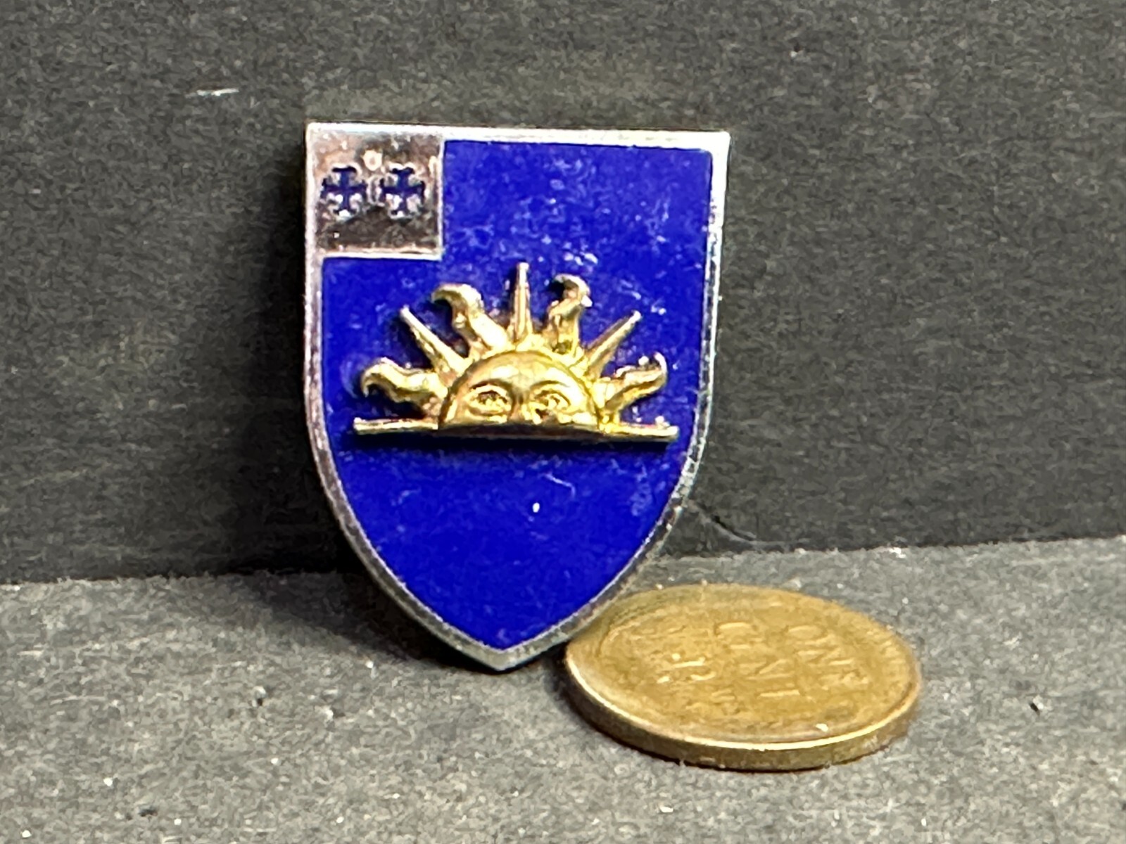 Vintage DUI, Blue Field, Rising Sun, 2 Crosses, Distinctive Unit ...