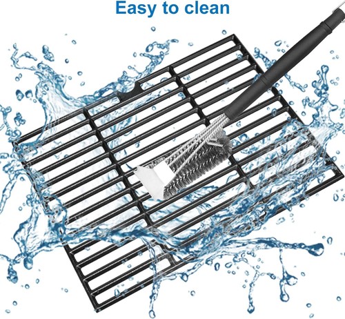 Grill Cooking Grates Grid 2-Pack Cast Iron Replacement 15.5" For Dyna Glo BBQ - Picture 6 of 9