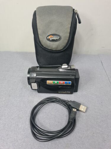Samsung H200 HMX-H200BP/XSA Digital Camcorder Black Fully Working