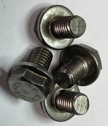 M8-1,25 x 12 mm Flangia Bullone Viti Esagonali Acciaio Inox A2-70 Qtà4 Pezzi (23JN6) - Foto 1 di 3