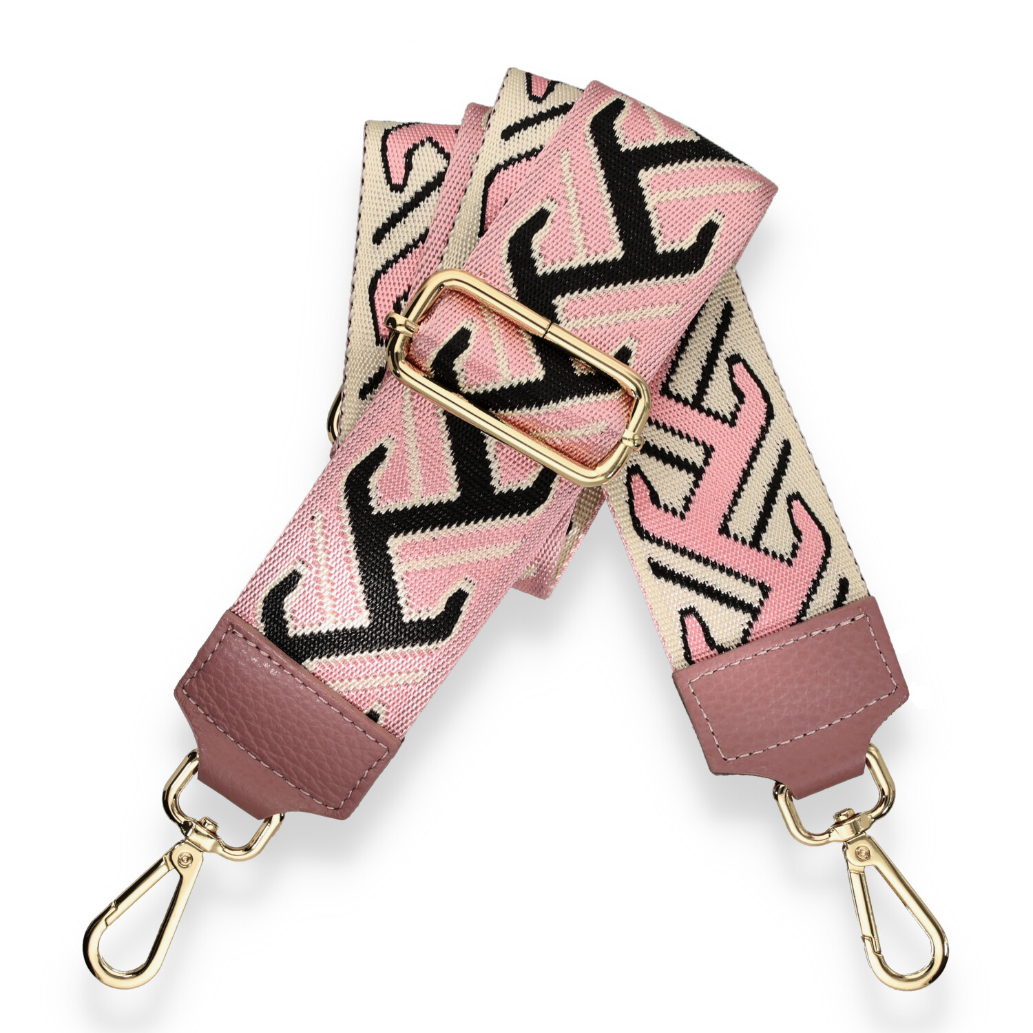 Lebensstyle Taschengurt Vintage Design - Verstellbarer Schultergurt Mit Echtem Leder