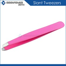 Professional Stainless Steel Slant Tip Eyebrow Tweezer Hair Beauty Makeup Tool