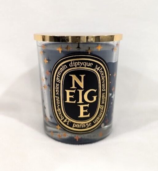 NEW SEALED DIPTYQUE CANDLE NEIGE RARE 2022 HOLIDAY LIMITED EDITION 190g w/ LID