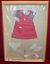Vintage Sasha Doll 111's New Clothes,Dress,Pants,Socks,Shoes And Tag,In box,UK.