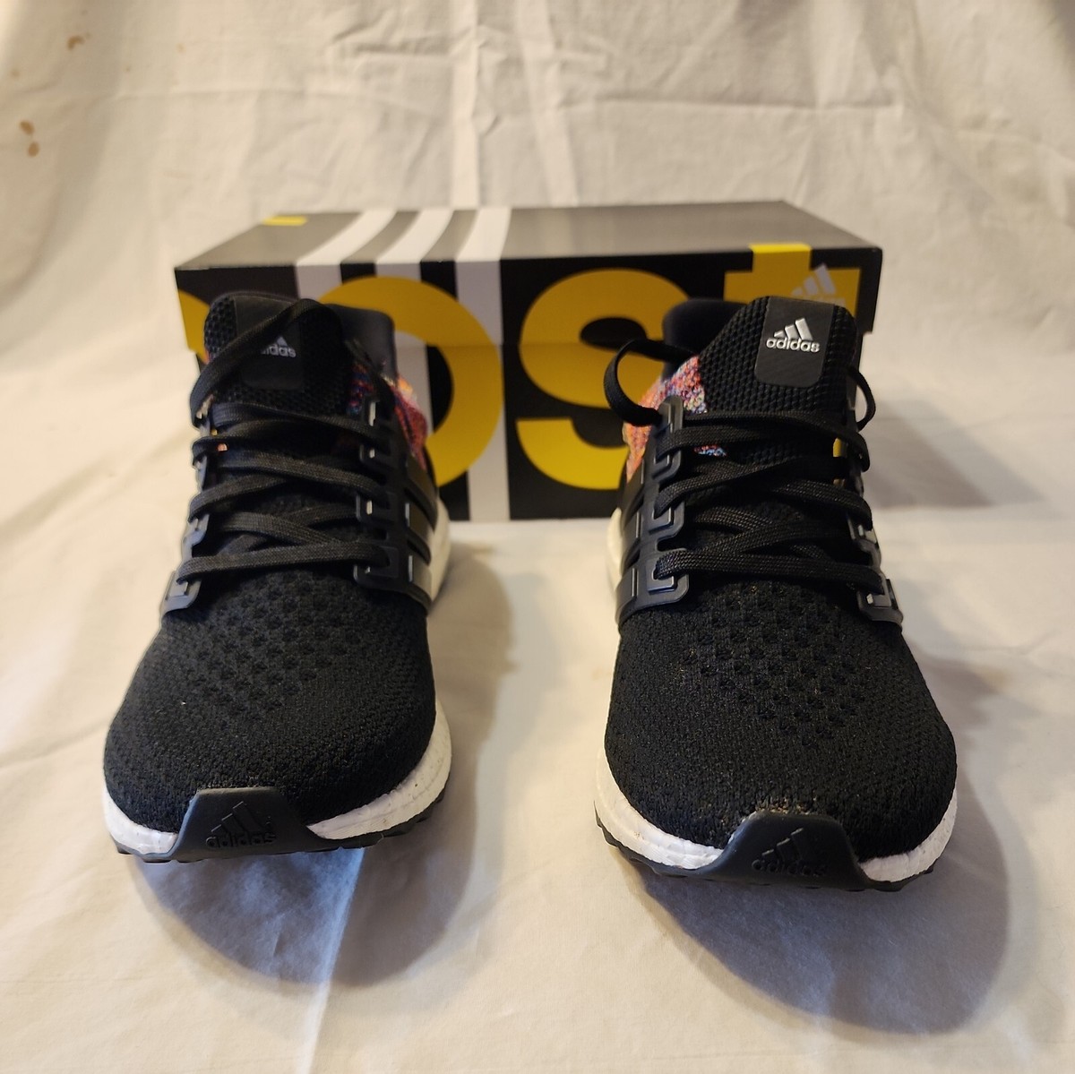 Size 8 - Mi Adidas UltraBoost Rainbow Black | eBay