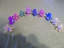 lot of 10 Care bear figurines- VERY CUTE  Bin R