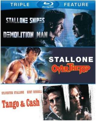 Sylvester Stallone Triple Feature (Demolition Man  Over the Top  Tango  - GOOD