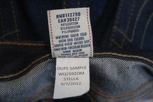 True Religion Women's Sample Stella Denim Mini Shorts. Size 26. - Picture 5 of 6