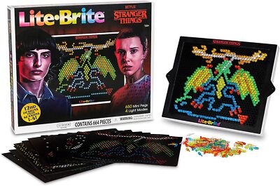 Lite Brite Stranger Things Special Edition, Best of 4 Seasons - Featuring Icons 