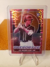 Ha-Seong Kim 2021 Panini Overdrive Pink Pulsar Baseball Card #2 Rookie