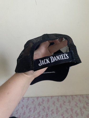 Jack Daniel's Meshback Trucker Hat One size fits all Black Baseball hat - Picture 3 of 4