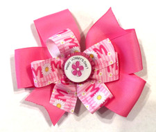 Beautiful Mother's Day "Happy Mommy's Day" Inspired Hair Bow for girls/moms.