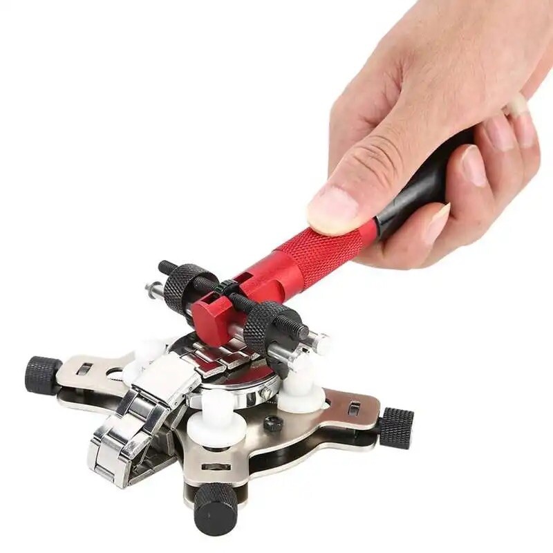Watch Back Case Opener Wrench, Lange Levensduur Non Slip Grip Watch Case Action Wrench Portable met Schroevendraaierkop voor Thuis voor Horlogemaker