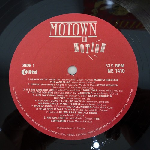 MOTOWN IN MOTION various artists 2X LP NE 1410, vinyl, compilation, UK VG+/VG - Picture 4 of 12