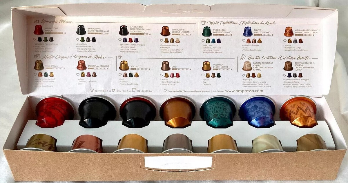 🎁 Nespresso Original Line 182 Variety pack Capsules Pods BULK