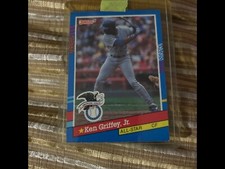 1991 Donruss Geoge (Ken) kenneth Griffey Jr. #49 Print/production card defect