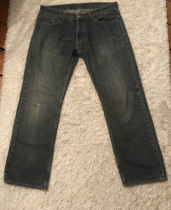 Levis 514 Corte Recto Azul Oscuro Jeans Denim Talla W34 L30 | eBay