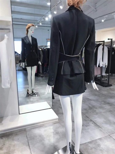 Off-White Black Wool Blazer IT42 NWT - Picture 3 of 9