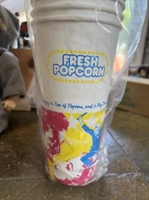 Lot Vintage Popcorn Tub Cup Imperial Bondware Stack Of 50 Montvale Nj 46uc