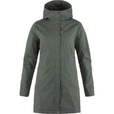 Fjallraven Kiruna Padded Parka Women's Winter Jacket, Basalt, Medium