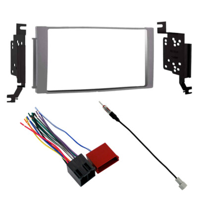 Car Stereo Double Din Radio Install Dash Kit & Wires for Santa Fe (NO NAVI) 7325
